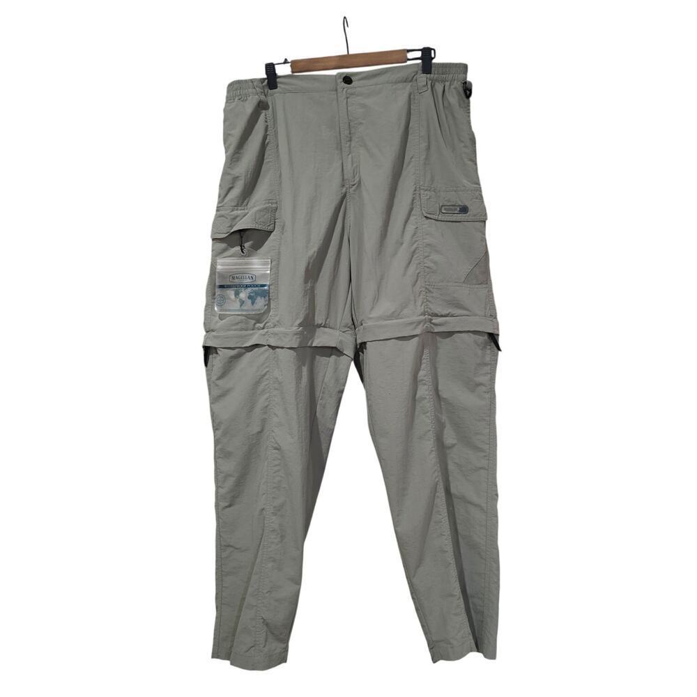 Magellan Sportswear West Bay Convertible Zip Off Fishing Pants Gray Size 3XL